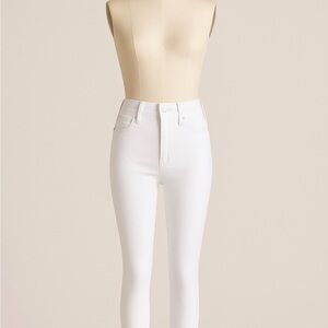 EUC - Mother, The Looker, Glass Slipper White Jeans, Size 28